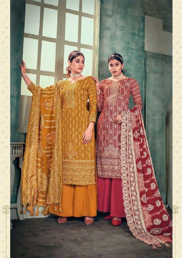 Sat Pashmina Vol 15 Designer Dress Material With Shawl Collection